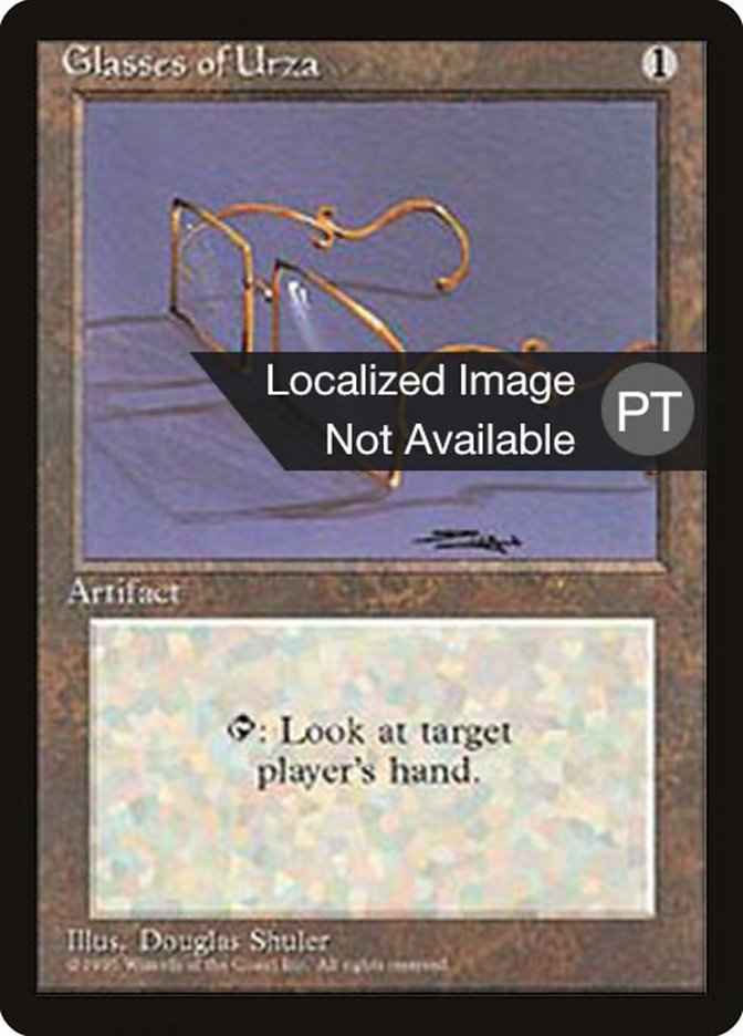 Glasses of Urza [Fourth Edition (Foreign Black Border)] | Anubis Games and Hobby