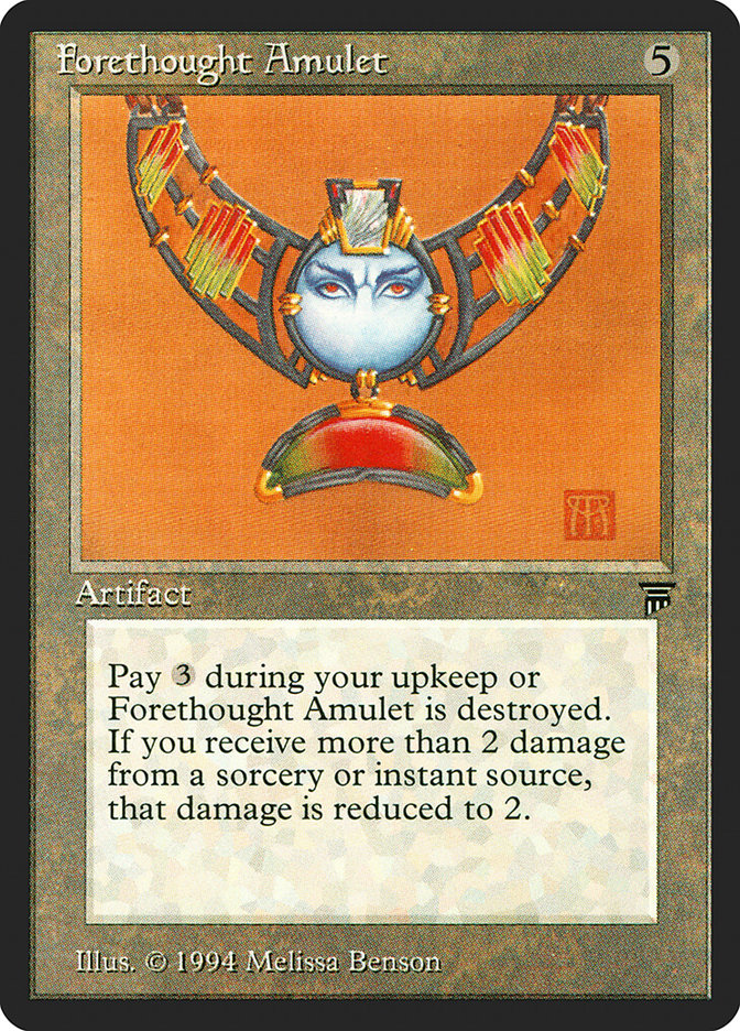 Forethought Amulet [Legends] | Anubis Games and Hobby