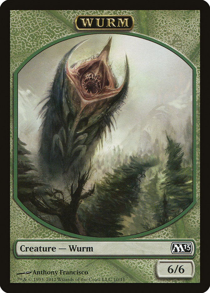 Wurm Token [Magic 2013 Tokens] | Anubis Games and Hobby