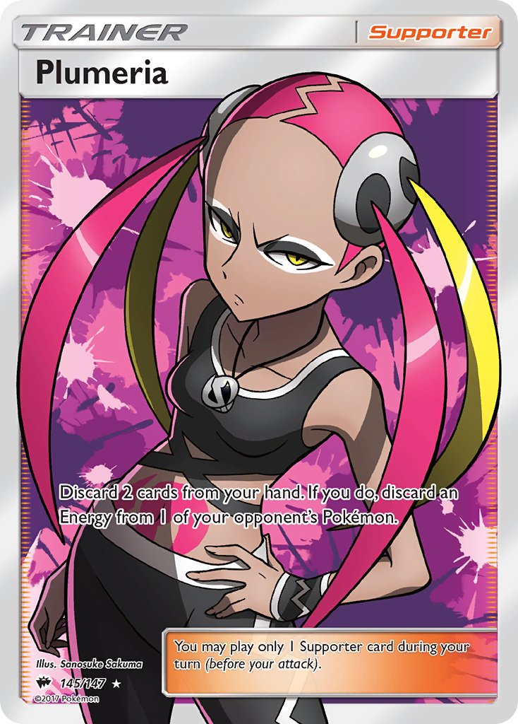 Plumeria (145/147) [Sun & Moon: Burning Shadows] | Anubis Games and Hobby