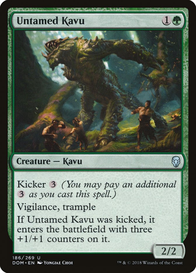 Untamed Kavu [Dominaria] | Anubis Games and Hobby