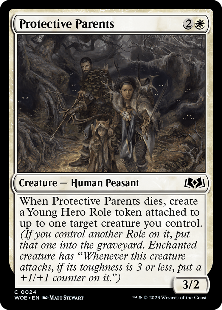 Protective Parents [Wilds of Eldraine] | Anubis Games and Hobby