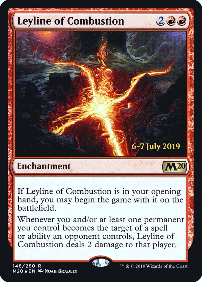 Leyline of Combustion [Core Set 2020 Prerelease Promos] | Anubis Games and Hobby