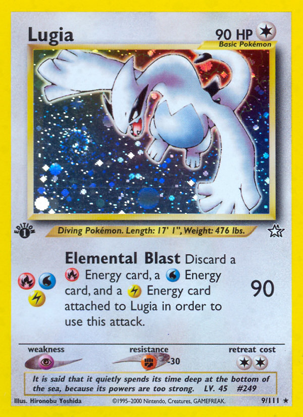 Lugia (9/111) [Neo Genesis 1st Edition] | Anubis Games and Hobby