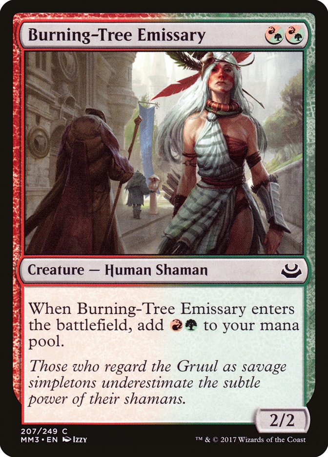 Burning-Tree Emissary [Modern Masters 2017] | Anubis Games and Hobby