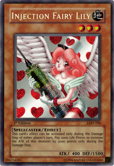 Injection Fairy Lily [LOD-100] Secret Rare | Anubis Games and Hobby