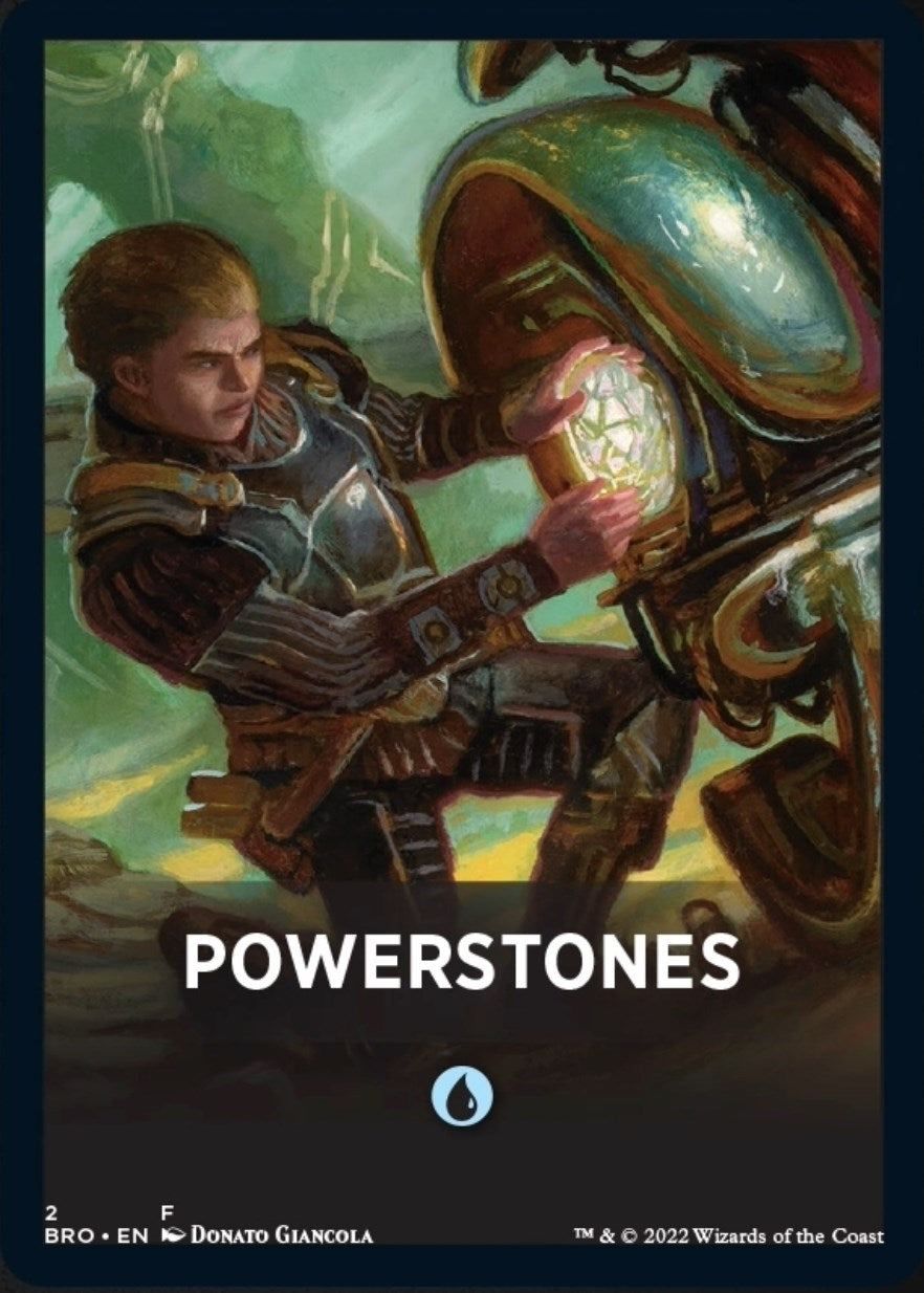 Powerstones Theme Card [The Brothers' War Tokens] | Anubis Games and Hobby