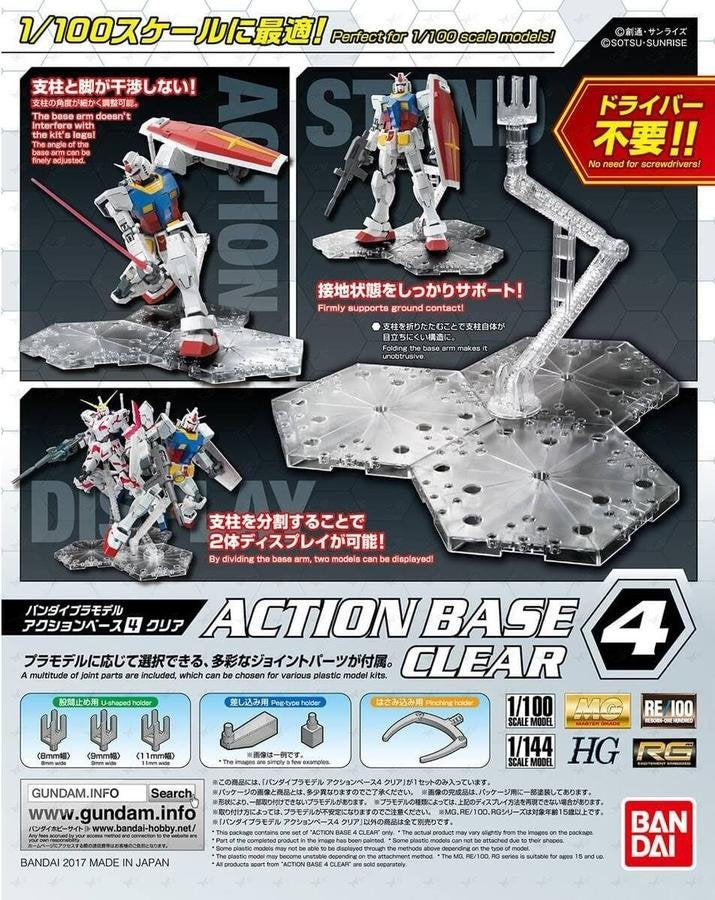 Action Base 4 - Clear | Anubis Games and Hobby