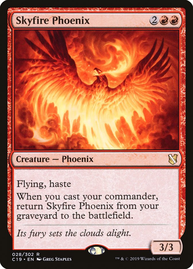 Skyfire Phoenix [Commander 2019] | Anubis Games and Hobby