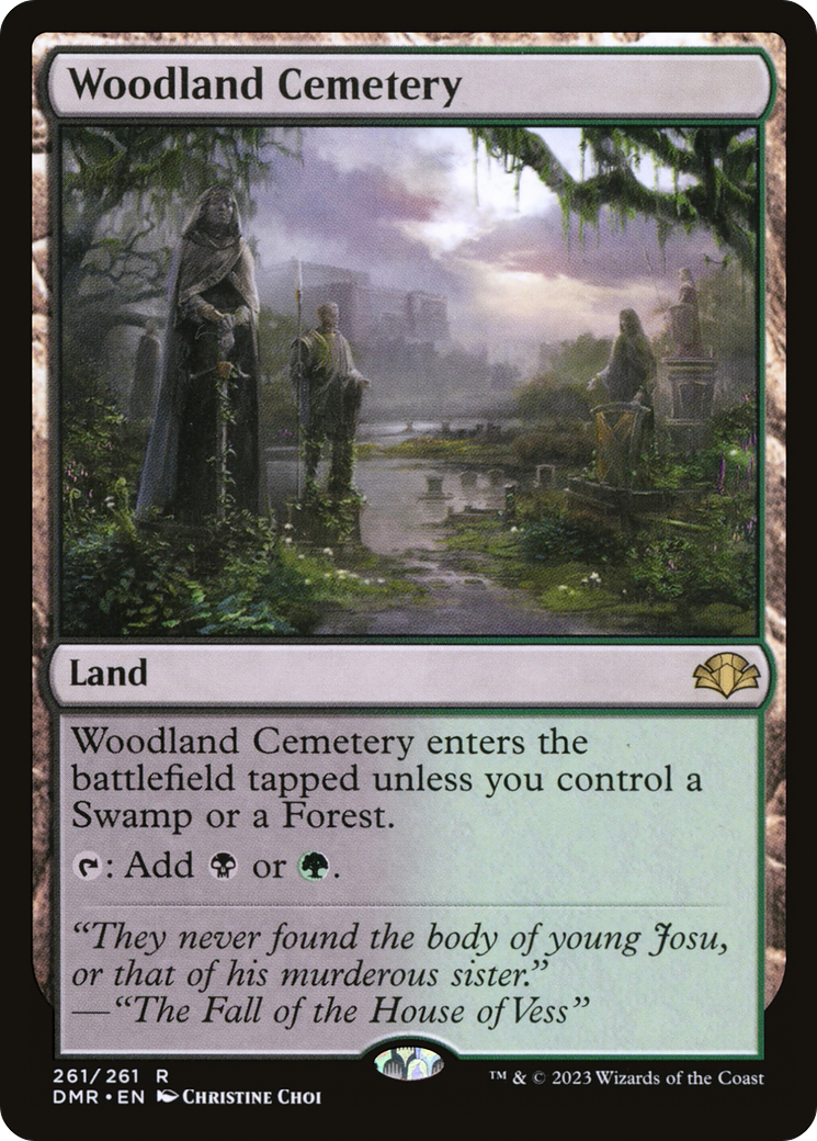 Woodland Cemetery [Dominaria Remastered] | Anubis Games and Hobby