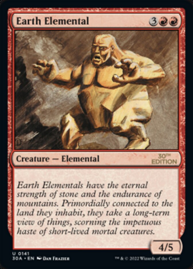 Earth Elemental [30th Anniversary Edition] | Anubis Games and Hobby