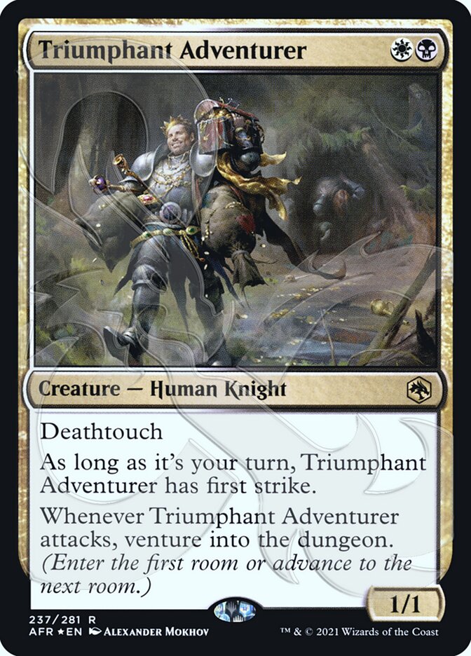 Triumphant Adventurer (Ampersand Promo) [Dungeons & Dragons: Adventures in the Forgotten Realms Promos] | Anubis Games and Hobby