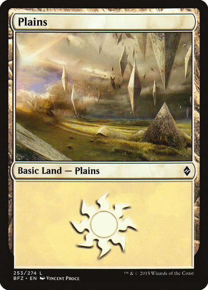 Plains (253) [Battle for Zendikar] | Anubis Games and Hobby