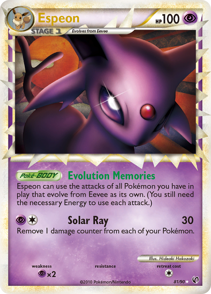 Espeon (81/90) [HeartGold & SoulSilver: Undaunted] | Anubis Games and Hobby