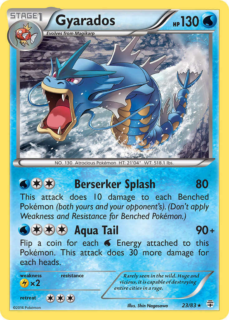 Gyarados (23/83) [XY: Generations] | Anubis Games and Hobby