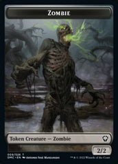 Soldier // Zombie Double-Sided Token [Dominaria United Tokens] | Anubis Games and Hobby