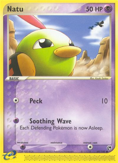 Natu (69/100) [EX: Sandstorm] | Anubis Games and Hobby