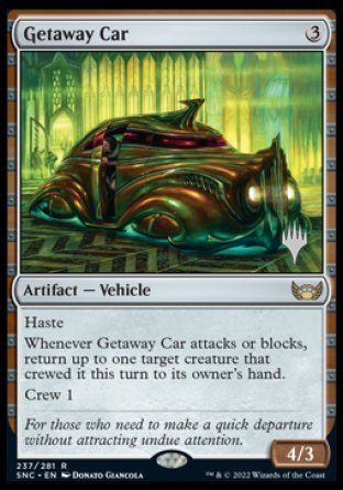 Getaway Car (Promo Pack) [Streets of New Capenna Promos] | Anubis Games and Hobby