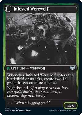 Infestation Expert // Infested Werewolf [Innistrad: Double Feature] | Anubis Games and Hobby