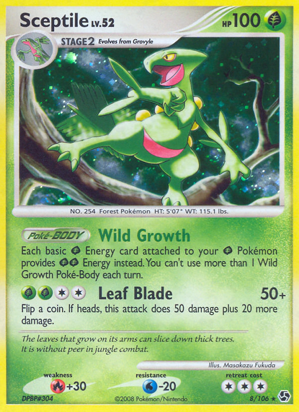 Sceptile (8/106) [Diamond & Pearl: Great Encounters] | Anubis Games and Hobby