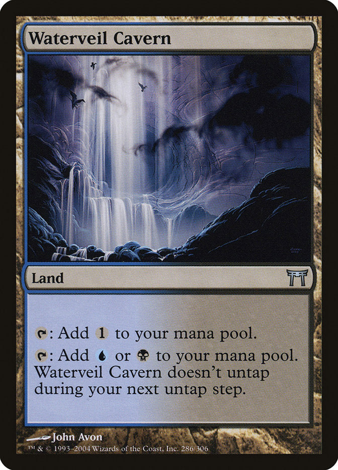 Waterveil Cavern [Champions of Kamigawa] | Anubis Games and Hobby