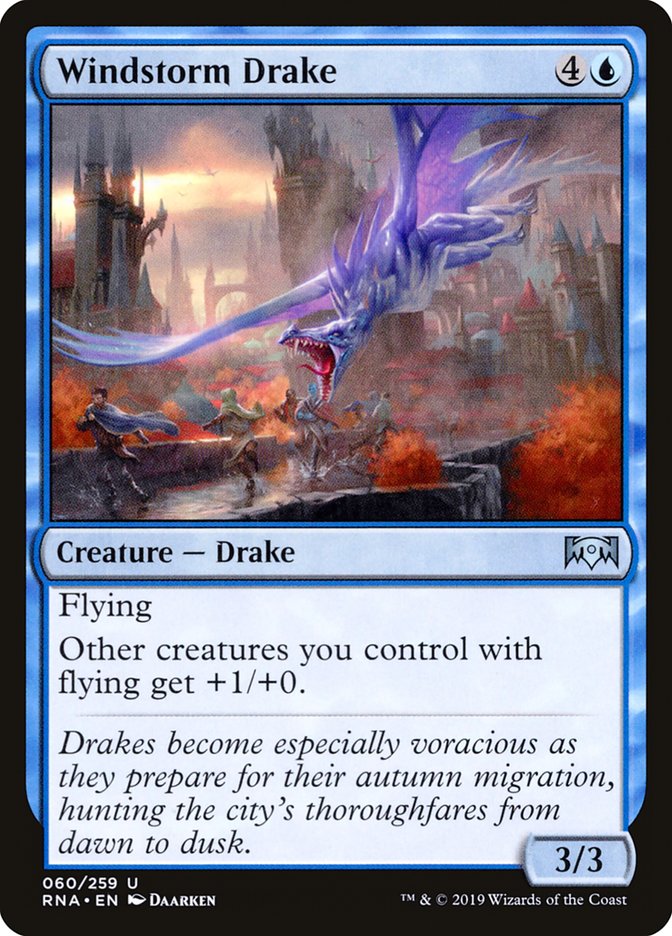 Windstorm Drake [Ravnica Allegiance] | Anubis Games and Hobby