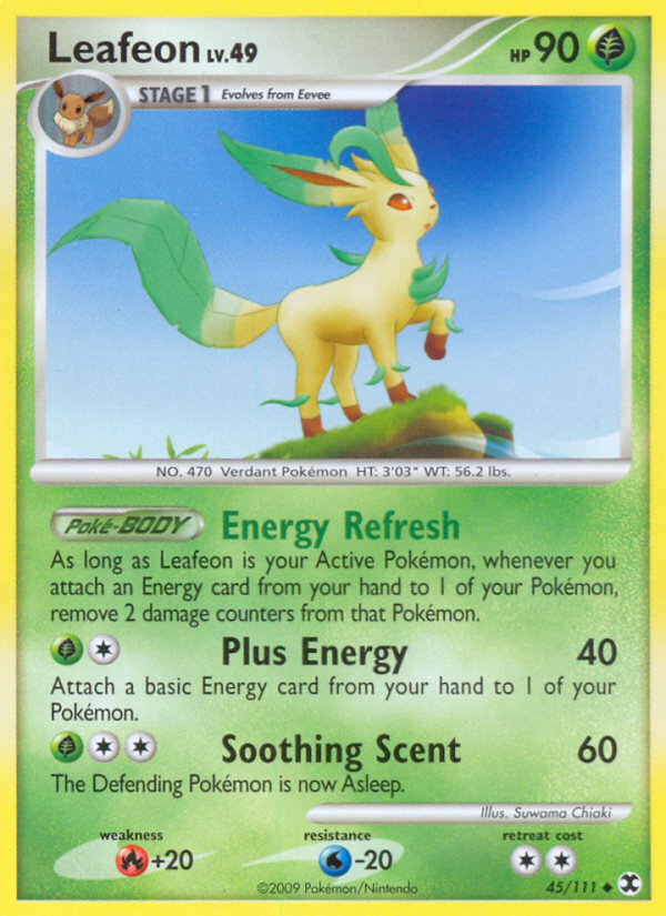 Leafeon (45/111) [Platinum: Rising Rivals] | Anubis Games and Hobby