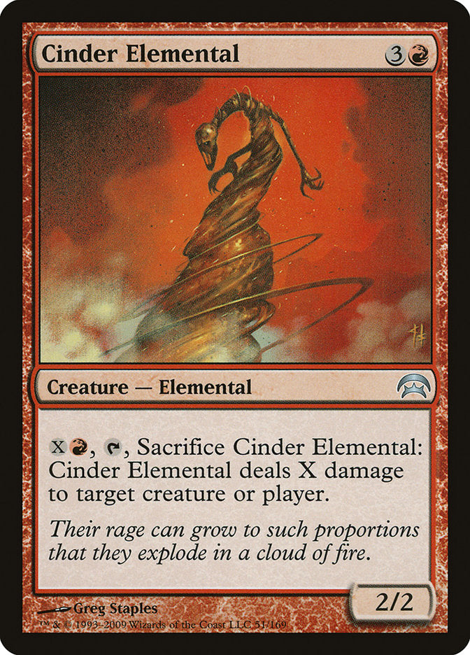 Cinder Elemental [Planechase] | Anubis Games and Hobby