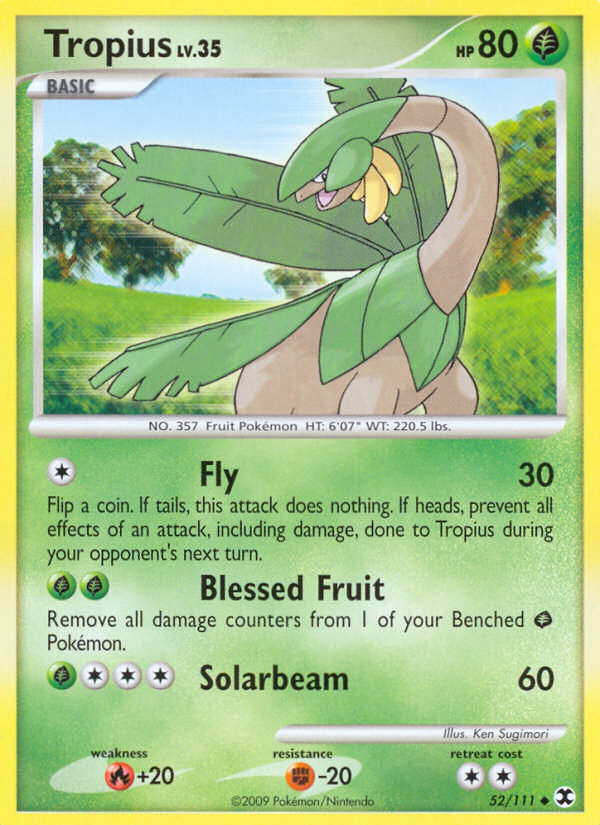 Tropius (52/111) [Platinum: Rising Rivals] | Anubis Games and Hobby