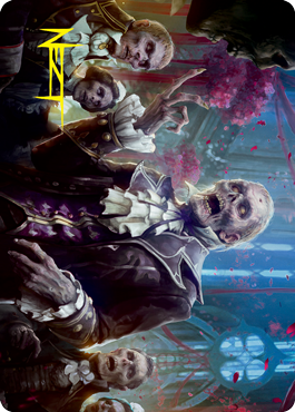 Undead Butler Art Card (Gold-Stamped Signature) [Innistrad: Crimson Vow Art Series] | Anubis Games and Hobby