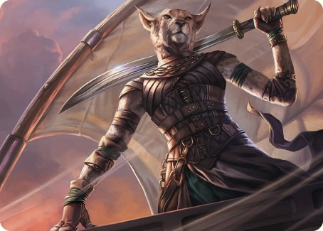 Mirri, Weatherlight Duelist Art Card [Commander Masters Art Series] | Anubis Games and Hobby