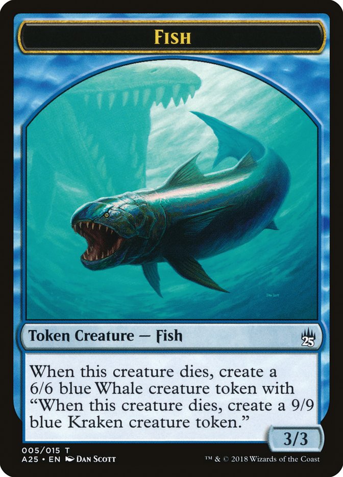 Fish Token [Masters 25 Tokens] | Anubis Games and Hobby