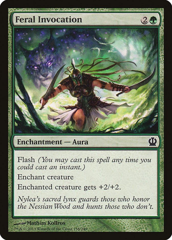 Feral Invocation [Theros] | Anubis Games and Hobby