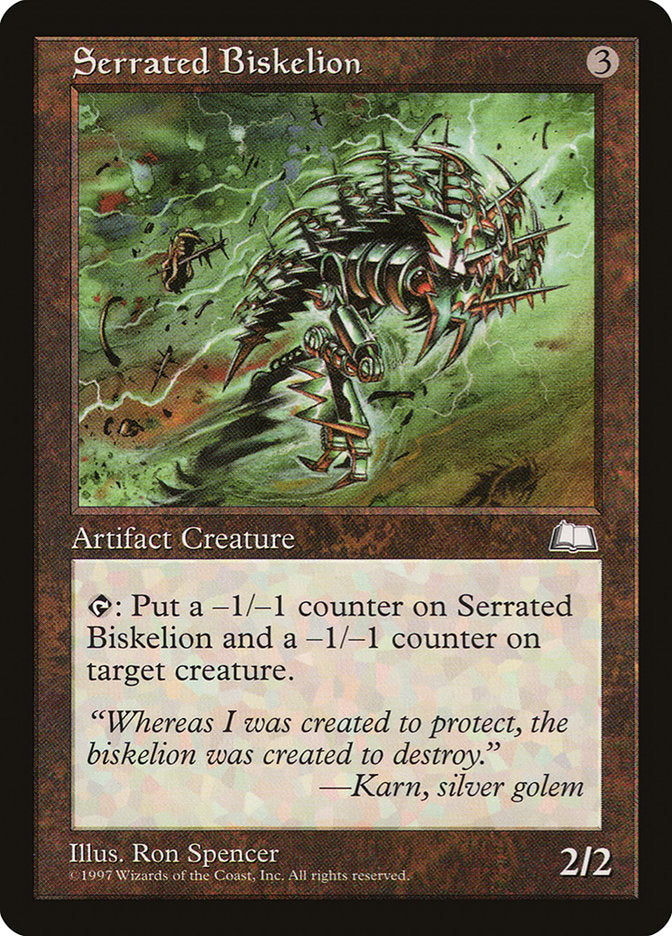 Serrated Biskelion [Weatherlight] | Anubis Games and Hobby