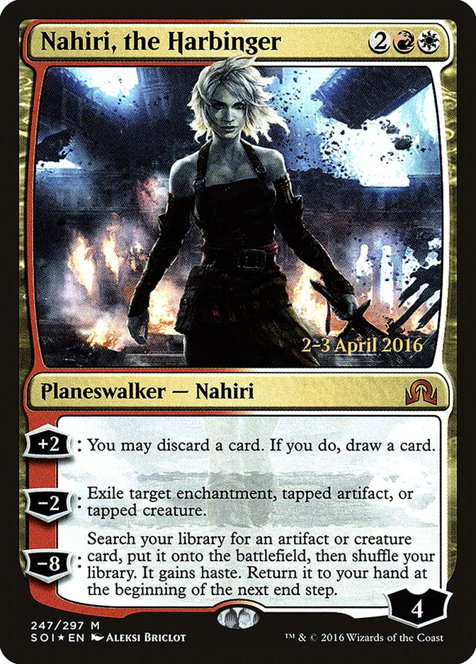 Nahiri, the Harbinger [Shadows over Innistrad Prerelease Promos] | Anubis Games and Hobby