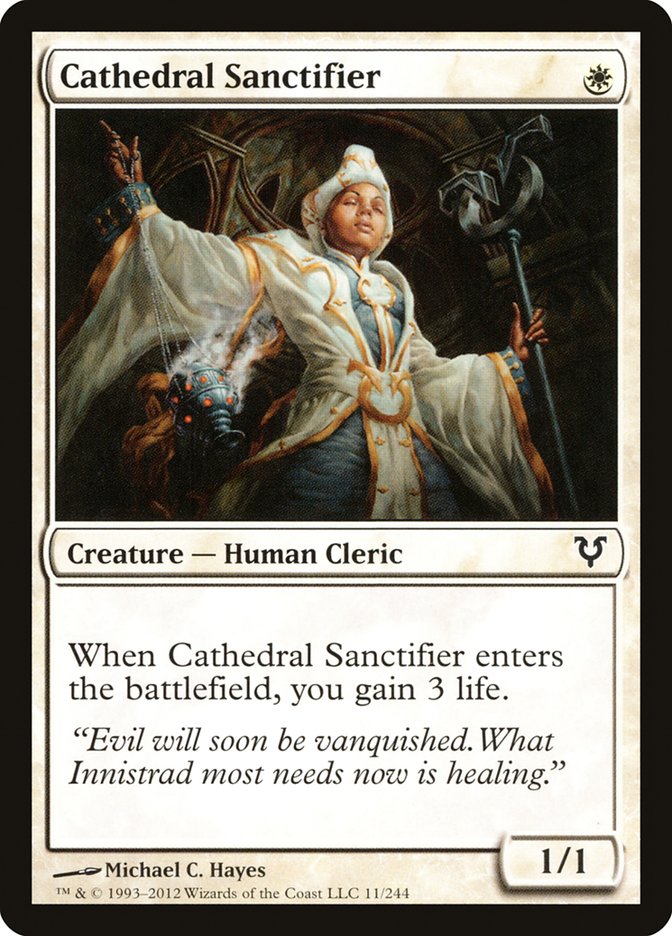 Cathedral Sanctifier [Avacyn Restored] | Anubis Games and Hobby
