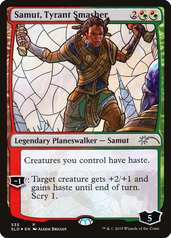 Samut, Tyrant Smasher (Stained Glass) [Secret Lair Drop Promos] | Anubis Games and Hobby