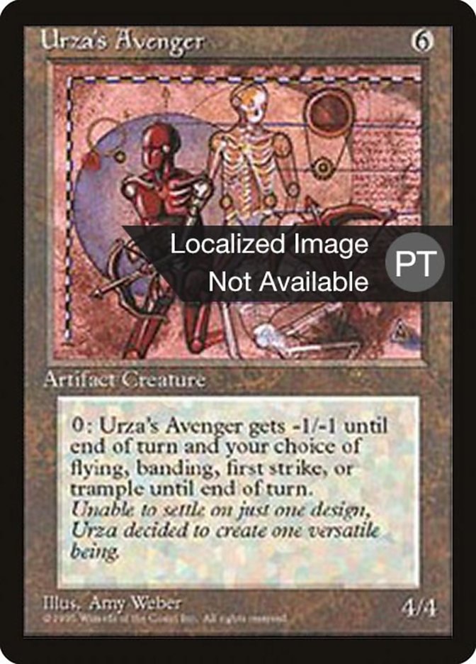 Urza's Avenger [Fourth Edition (Foreign Black Border)] | Anubis Games and Hobby