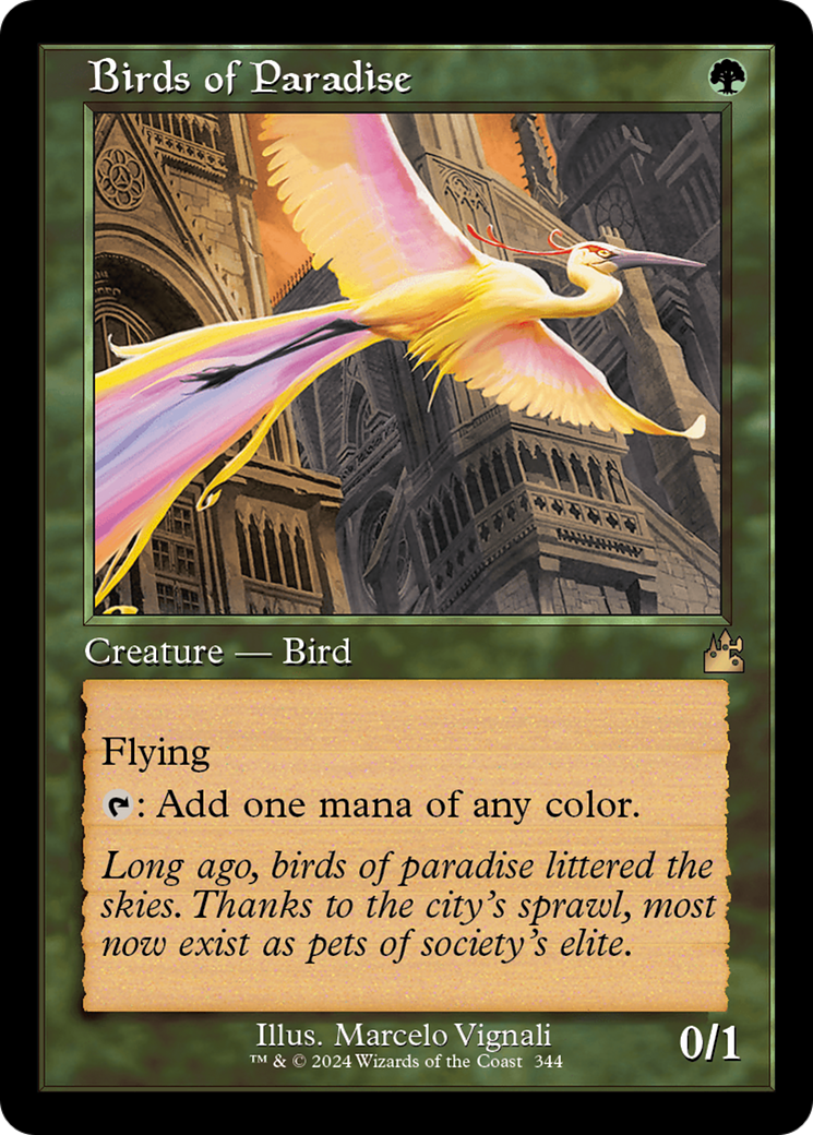 Birds of Paradise (Retro) [Ravnica Remastered] | Anubis Games and Hobby