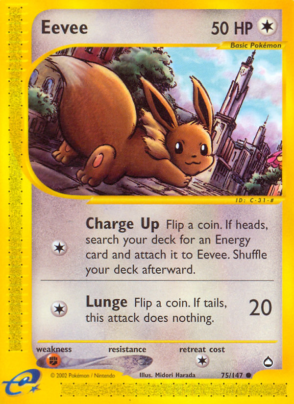 Eevee (75/147) [Aquapolis] | Anubis Games and Hobby