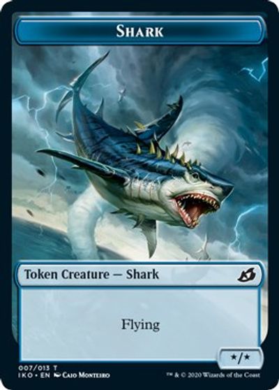 Angel Warrior // Shark Double-Sided Token [Challenger Decks 2021 Tokens] | Anubis Games and Hobby