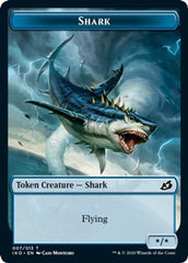 Pegasus // Shark Double-Sided Token [Challenger Decks 2021 Tokens] | Anubis Games and Hobby