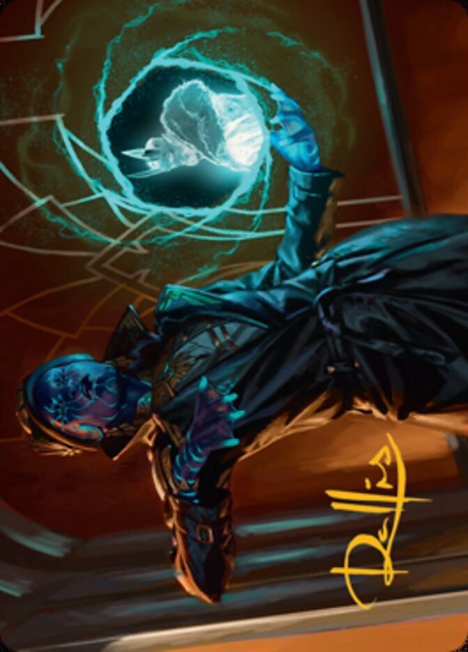 Kamiz, Obscura Oculus Art Card (Gold-Stamped Signature) [Streets of New Capenna Art Series] | Anubis Games and Hobby