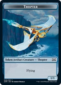 Thopter (008) // Wurm (030) Double-Sided Token [Double Masters Tokens] | Anubis Games and Hobby