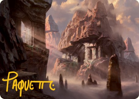 Mountain (277) Art Card (Gold-Stamped Signature) [Dungeons & Dragons: Adventures in the Forgotten Realms Art Series] | Anubis Games and Hobby