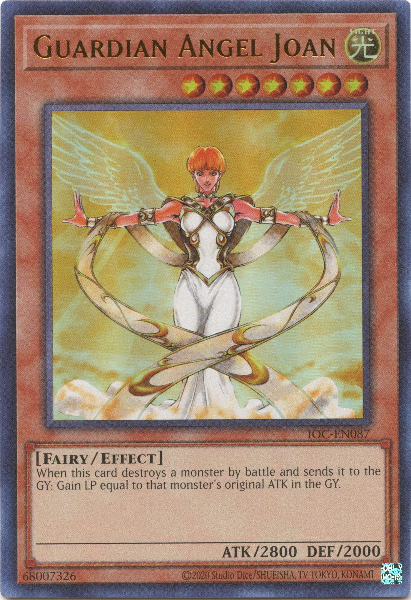 Guardian Angel Joan (25th Anniversary) [IOC-EN087] Ultra Rare | Anubis Games and Hobby