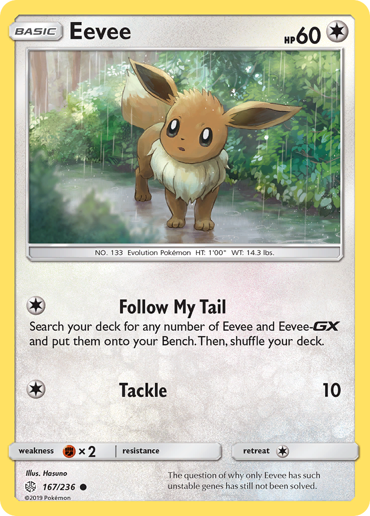 Eevee (167/236) [Sun & Moon: Cosmic Eclipse] | Anubis Games and Hobby