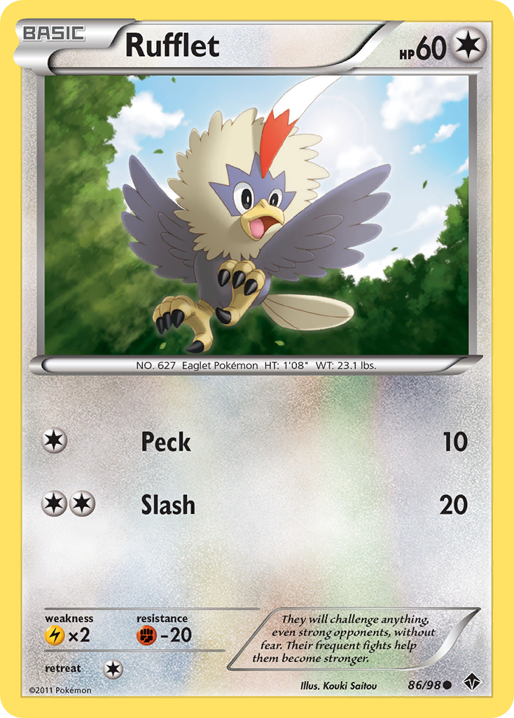 Rufflet (86/98) [Black & White: Emerging Powers] | Anubis Games and Hobby