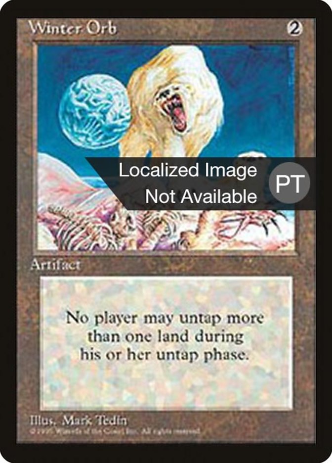Winter Orb [Fourth Edition (Foreign Black Border)] | Anubis Games and Hobby