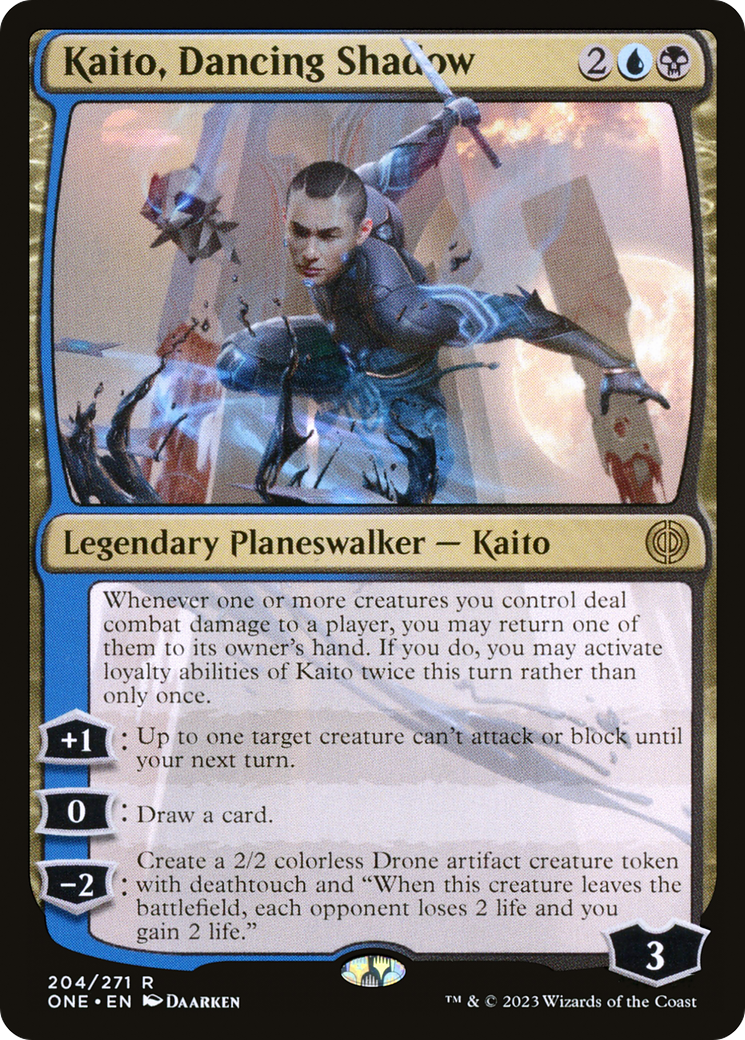 Kaito, Dancing Shadow [Phyrexia: All Will Be One] | Anubis Games and Hobby